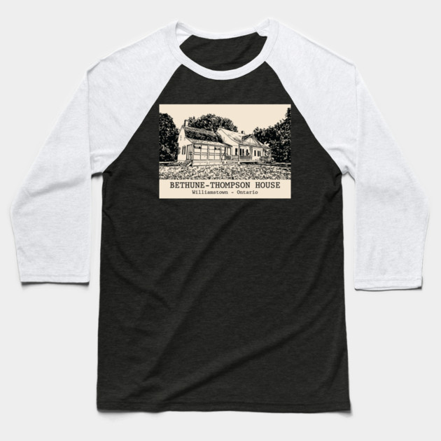 Bethune-Thompson House - Williamstown ON Baseball T-Shirt by Lakeric