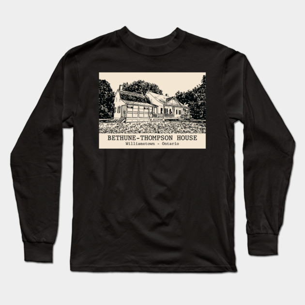 Bethune-Thompson House - Williamstown ON Long Sleeve T-Shirt by Lakeric