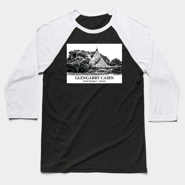 Glengarry Cairn - South Glengarry ON Baseball T-Shirt by Lakeric