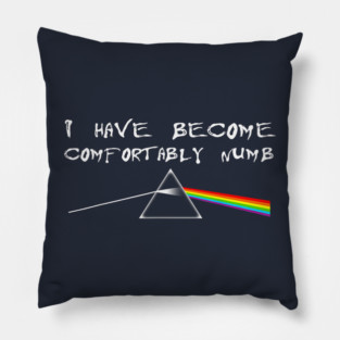 I Have Become Comfortably Numb Pillow