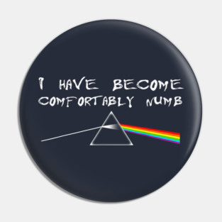 I Have Become Comfortably Numb Pin