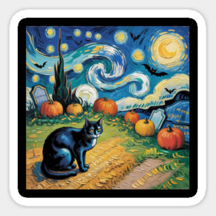 Halloween-Cat Sticker