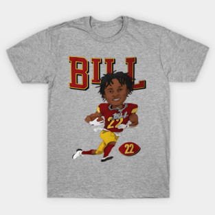 Jacory Croskey-Merritt “BILL” Washington Commanders Caricature T-Shirt