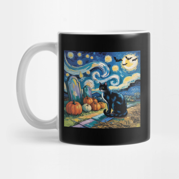 Halloween-Cat by Creatifly Graphic Tees