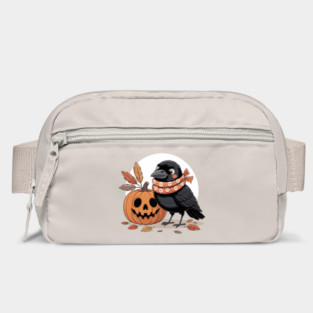 Crow and Pumpkin Bag