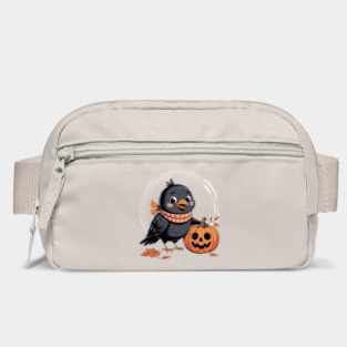 Crow and Pumpkin Bag