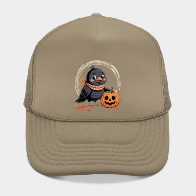 Crow and Pumpkin by Creatifly Graphic Tees