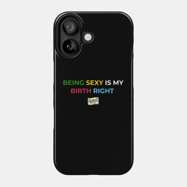 Being Sexy is My Birth Right U.S.V.I. 2.0 Phone Case by Drago