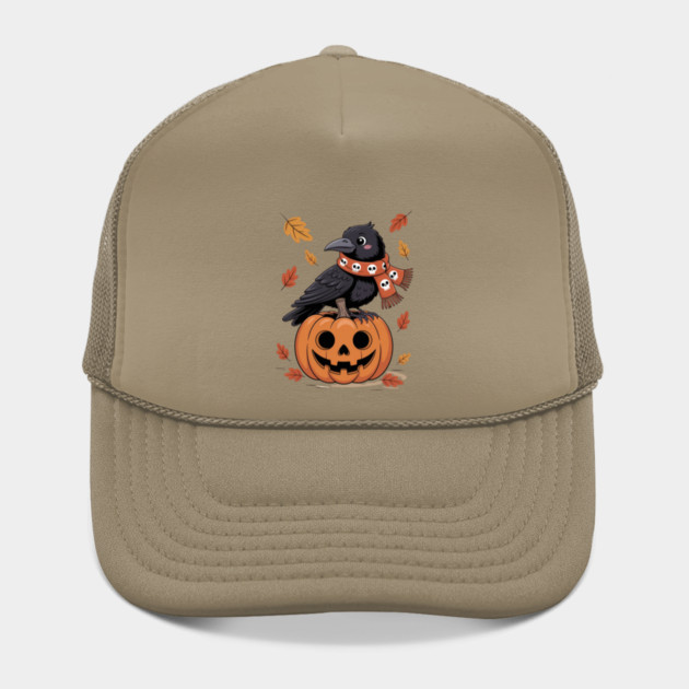 Crow and Pumpkin by Creatifly Graphic Tees