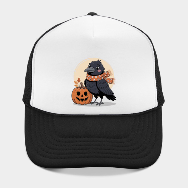 Crow and Pumpkin by Creatifly Graphic Tees
