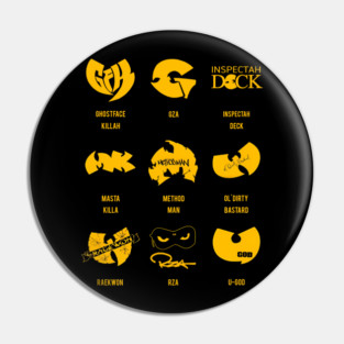 Wu Tang Clan Member Pin