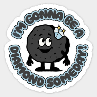 Old Chunk of Coal Sticker