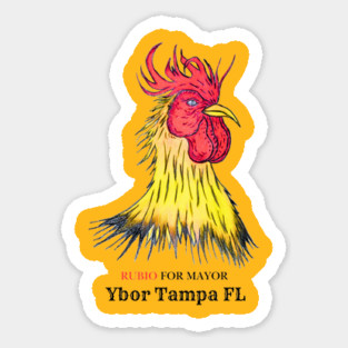 Rubio "The Mayor of Tampa Ybor City" Sticker