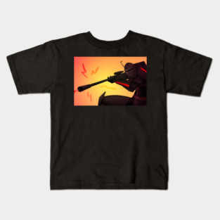 Crosshair 9904 (w/background) Kids T-Shirt