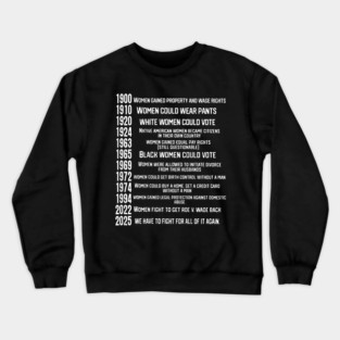 They Didn't Burn Witches Women Feminism Feminist Witch Crewneck Sweatshirt