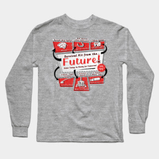 Retro Future Survival Kit Long Sleeve T-Shirt
