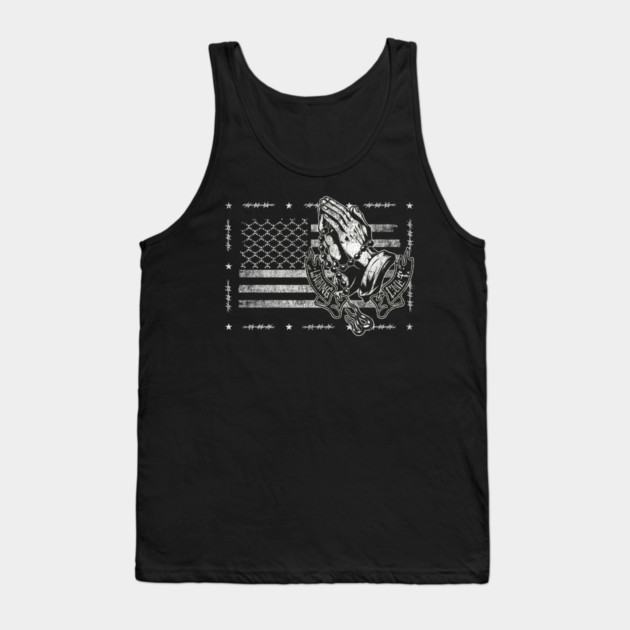 Praying Hands Tank Top by Wrongteeshirt