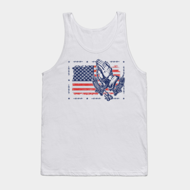 American Flag Tank Top by Wrongteeshirt