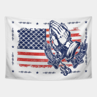 American Flag Tapestry