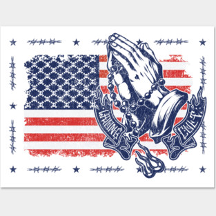 American Flag Posters and Art