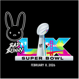 Bad-Bunny-Super-Bowl Posters and Art
