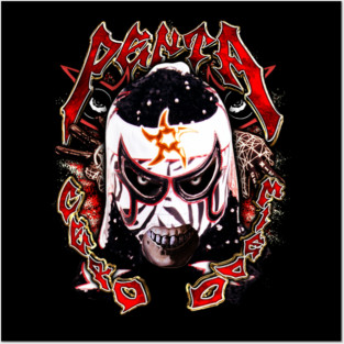 Penta El Zero Miedo – WWE Inspired Lucha Mask Design Posters and Art