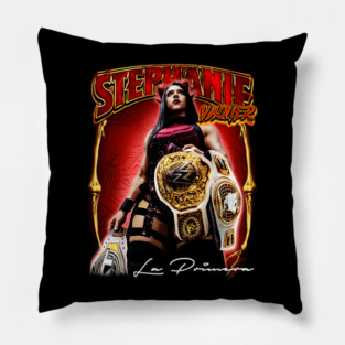 Stephanie Vaquer Wrestling Star – Lucha Libre Fan Art Pillow