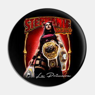 Stephanie Vaquer Wrestling Star – Lucha Libre Fan Art Pin