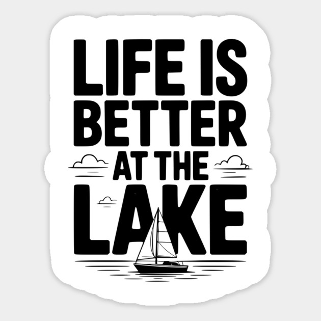 Life is Better at the Lake Magnet by Frank Ring