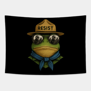 portland-frog Tapestry