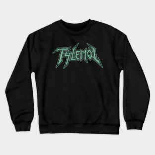 Tylenol Heavy Metal Logo Crewneck Sweatshirt
