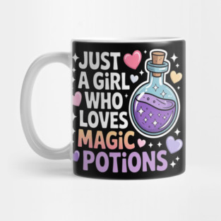 Seeker Of Spells Just A Girl Who Loves Magic Potions Witchcraft Fantasy Apparel Mug