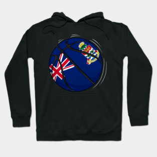Basketball Ball With The Flag Of Cayman Islands Hoodie