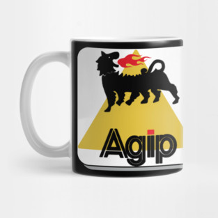AGIP written artwork Mug