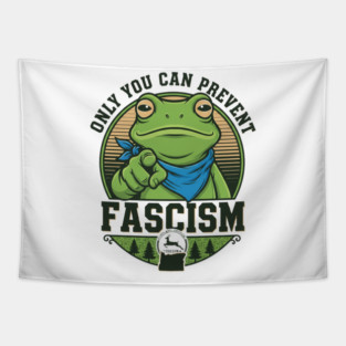 Portland-Frog-Activist Tapestry