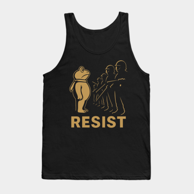 Resist-Portland-Frog-Protest Tank Top by ArtistTee ⭐⭐⭐⭐⭐