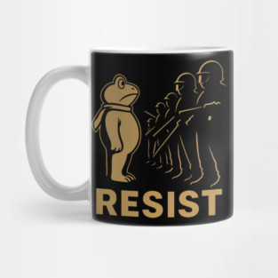Resist-Portland-Frog-Protest Mug