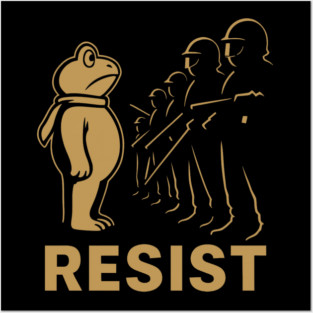 Resist-Portland-Frog-Protest Posters and Art