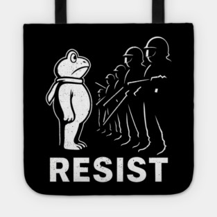 Portland 2025 Resist Portland Frog Protest Men Women Tote