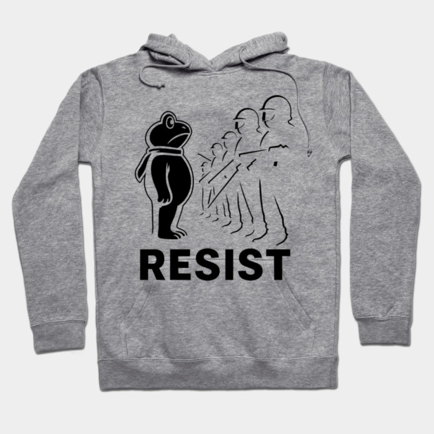 Resist Portland Frog Protest Hoodie by ArtistTee ⭐⭐⭐⭐⭐