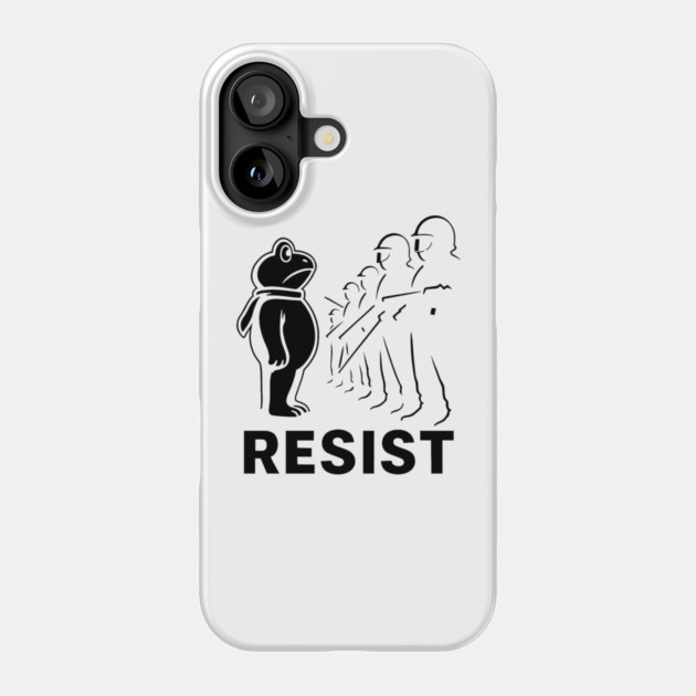 Resist Portland Frog Protest Phone Case by ArtistTee ⭐⭐⭐⭐⭐