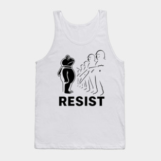 Resist Portland Frog Protest Tank Top