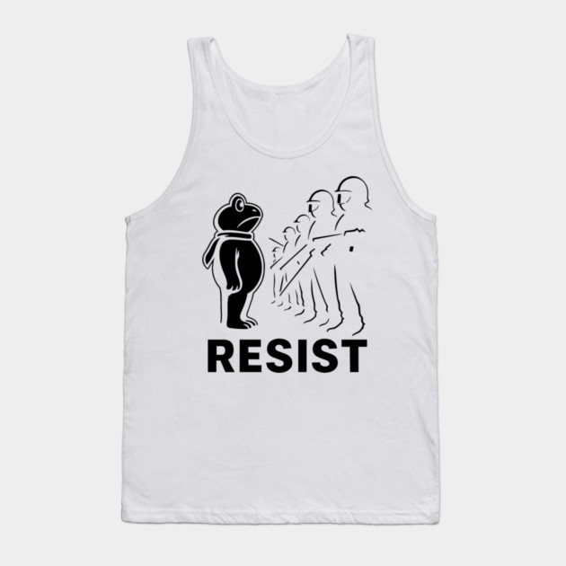 Resist Portland Frog Protest Tank Top by ArtistTee ⭐⭐⭐⭐⭐