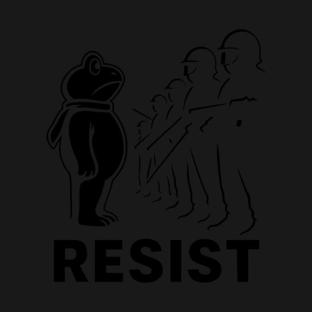 Resist Portland Frog Protest by ArtistTee ⭐⭐⭐⭐⭐