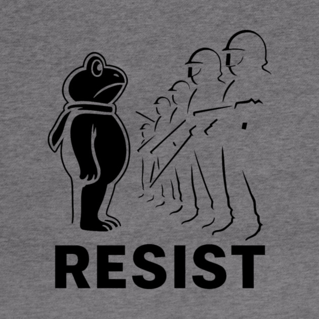 Resist Portland Frog Protest by ArtistTee ⭐⭐⭐⭐⭐