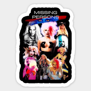 The Missing Persons Band Sticker