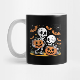 Slightly Subtle Halloween Skeleton Mug