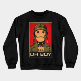 oh boy - gi robot Crewneck Sweatshirt