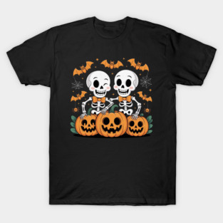 Slightly Subtle Halloween Skeleton T-Shirt