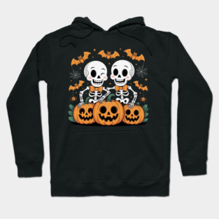 Slightly Subtle Halloween Skeleton Hoodie